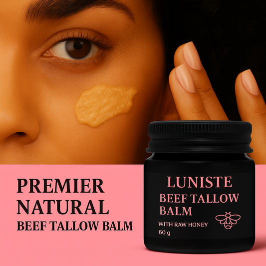 Nourishing Beef Tallow Balm With Raw Honey 60g