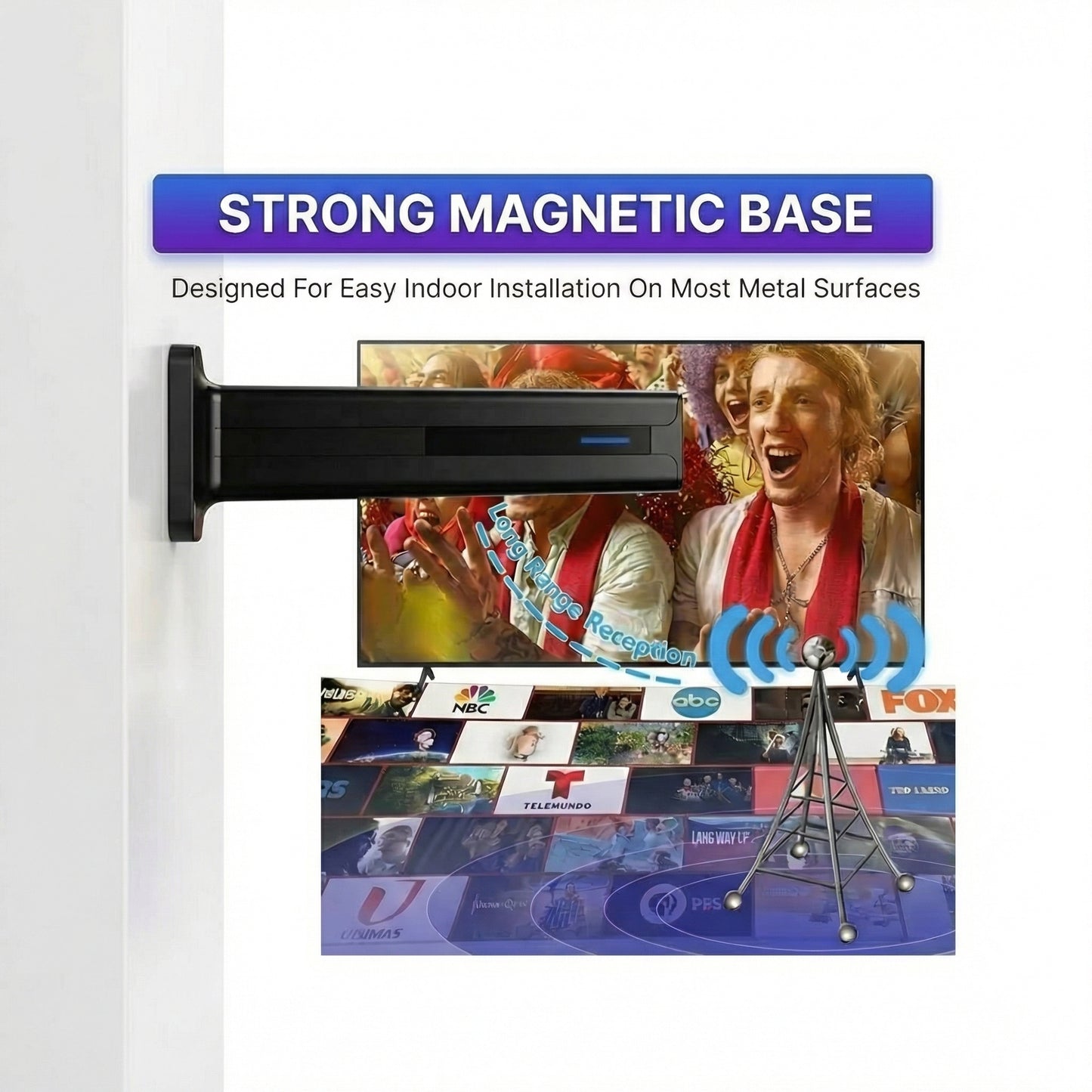 Luniste Smart Digital 4K Indoor TV Antenna (Full HD, 1080p)