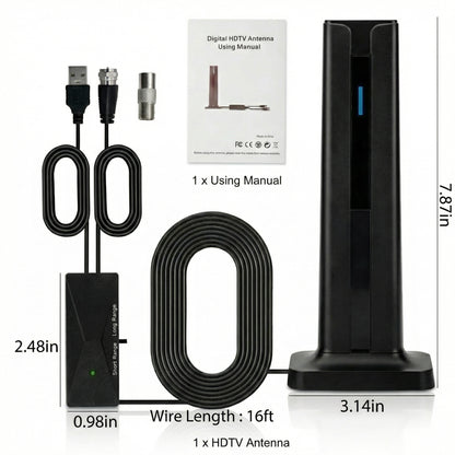 Luniste Smart Digital 4K Indoor TV Antenna (Full HD, 1080p)